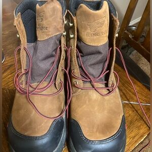 Mens Red Wing King Toe Work Boots 12H extra Wide
